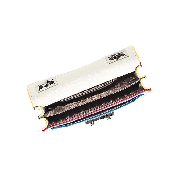 Karl Lagerfeld Corinne Leather Shoulder Bag - white - Picture 2 of 5